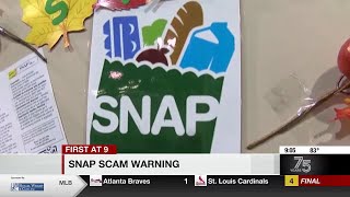 SNAP scam warning [upl. by Torray]