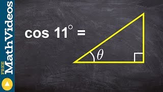 Find the value of cosine when given the angle [upl. by Beaudoin314]