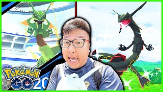 Mega Rayquaza Elite Raid Day in Pokemon GO [upl. by Jehiah41]