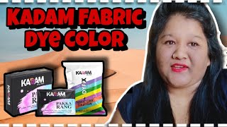 How to use KADAM Fabric Dye Color  Review [upl. by Neyuq]