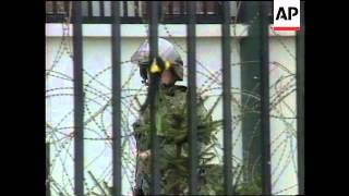 MACEDONIAKOSOVO NATO TROOPS PATROL BORDER [upl. by Rhetta]