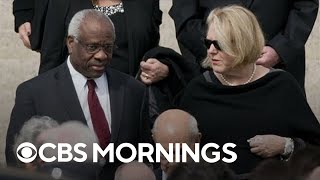 Texts reveal Justice Clarence Thomas wife pushed to overturn the 2020 election [upl. by Iny]