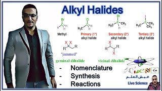 Organic Chemistry  Alkyl Halide Nomenclature Synthesis and Reactions [upl. by Dalston353]