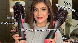 One step Hair Dryer and Styler vs Revlon one step hair dryer Brush review and comparison [upl. by Leitao353]