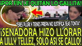 ¡TREMENDO CALLADON A LILLY TELLEZ TERMINÓ LLORANDO quotERES PLURI SOLO TIENES PREPA IGNORANTEquot [upl. by Arual]