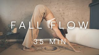 FALL FLOW  35 minutes vinyasa [upl. by Leoline]