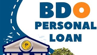 BDO personal loan [upl. by Butta]