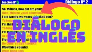 Curso de Inglés 5 Diálogo Nº 2 de conversación en inglés [upl. by Goddard869]