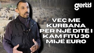 I kam kapital Kafshë 80 mijë Euro  Hidajet Guri fermeri prej Kaçanikut  Histori të Jetes [upl. by Yeldarb]