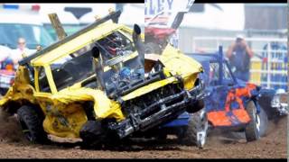 Greeley Stampede demolition derby [upl. by Daraj]