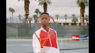 Gael Monfils Custom Wilson Racket [upl. by Anayaran]