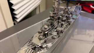 일상 diy  metal earth iconx USS MISSOURI BB63 [upl. by Amorete]