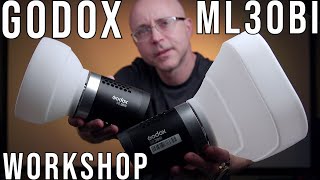 NEW Godox Knowled M300BI BiColour LED Light  Unboxing amp Review [upl. by Agosto]