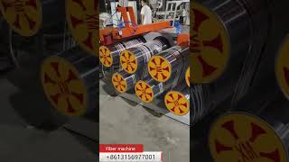 Macro fibrillated polypropylene fiber machineconcrete embossed fiber production machine [upl. by Jannelle]