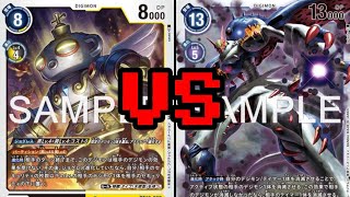 DTCGDigimon Card Game Shakkoumon Vs MaloMyotismon BT16 Proxy Play [upl. by Aikaz577]