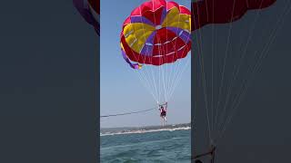 My parasailing 🪂 experience in Goa yt popular viral [upl. by Barnet]