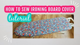 How To Recover Ironing Board Tutorial sewingtutorial ironingboard [upl. by Ettenyl83]