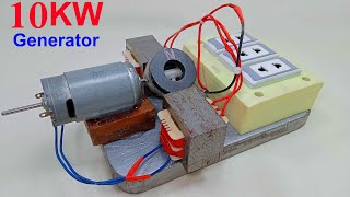 Turn 2 Transformer into 240v powerful electric 10KW electricity generator to selfrunning machine [upl. by Moth]