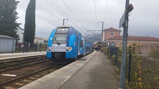 GPF n°254  Trains en gare de Voiron 2NNG2NNG RTGV INOUI Saison 3 [upl. by Volotta]