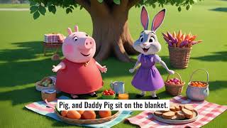 Peppa Pig Meets Rebecca Rabbit  Kids TV And Stories [upl. by Home275]