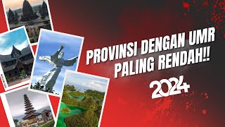 DAFTAR LENGKAP UMR TAHUN 2024 DI 38 PROVINSI DI INDONESIA DARI YANG TERENDAH SAMPAI TERTINGGI ❤️🇮🇩🤍 [upl. by Earb]