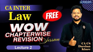 Lec 2  CA Inter Law Free Chapter Wise 1 Day Revision May 24  Share Capital [upl. by Malti170]