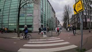 AMSTERDAM 🇳🇱 On tram 14 from Muiderpoort station to Dam [upl. by Yonatan]