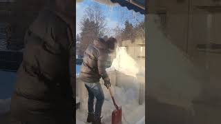 Fast Forward Snow Cleanup TimeLapse  Winters Magic Snow Removal in Seconds [upl. by Alderman]