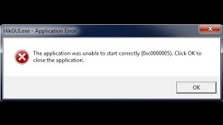 The application was unable to start correctly 0xc0000005 [upl. by Ettelohcin607]