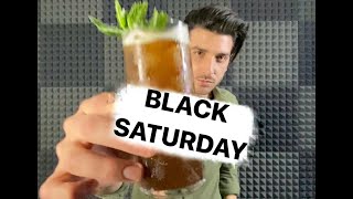 BLACK SATURDAY  Ricetta Cocktail Giorgio Chiarello [upl. by Odrawde]