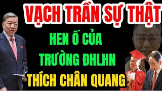 Vạch trần vết hen ố của trường ĐHLHN cúng dường bằng tiến sĩ cho thích chân quang [upl. by Marabel]