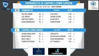 NSW Premier Cricket  PoidevinGray Shield  Round 5  Parramatta v Campbelltown Camden [upl. by Ahsac]