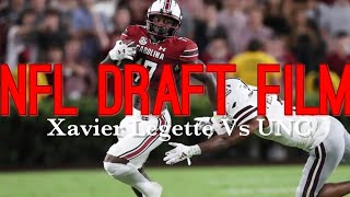 Film Room SC Xavier Legette Vs North Carolina [upl. by Tjader]