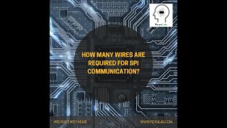 How many wires are required for SPI communication [upl. by Haidadej]