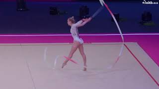 KARBANOV Helen FRA RIBBON  Euskalgym Gala 2024 [upl. by Dolly]