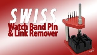 Horotec Swiss Watch Bracelet Pin Remover Press [upl. by Ellivnarg]