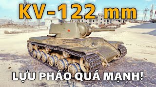 KV1 Chiến tăng Huyền thoại với lựu pháo 122mm  World of Tanks [upl. by Yornoc]