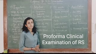 Respiratory System Examination  Proforma clinicalexamination [upl. by Putnam224]