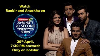 Watch Ranbir amp Anushka on the prematch show on 29th April [upl. by Eustatius]