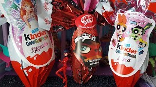 Le Uova di Pasqua di MIRACULOUS WINX e POWERPUFF GIRLS Unboxing [upl. by Htidirrem270]