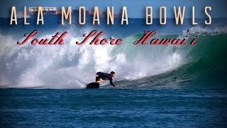 Surfing Hawaii  Ala Moana Bowls  June 18 2021 magic island [upl. by Egwin681]