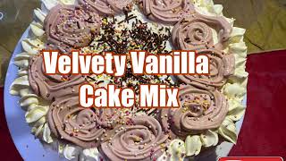 Velvety Vanilla Cake MixRecipe [upl. by Aidole]