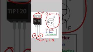 tip120 transistor tip120 transistor working ytshorts [upl. by Yrome]