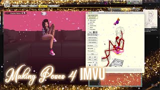 Creating Avatar Poses Deliverance Sticker IMVU Creator [upl. by Hanoj]