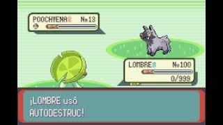 POKEMON EMERALD  LOMBRE  AUTODESTRUCCIÓN  SELFDESTRUCT [upl. by Chappelka]