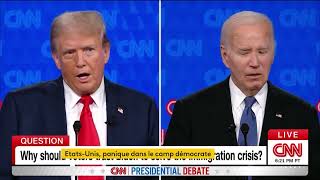 Panique dans le camp démocrate après la prestation de Joe Biden face à Donald Trump [upl. by Haneen]