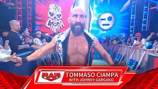 Tommaso Ciampa Entrance  WWE Monday Night Raw January 08 2024 [upl. by Lenra678]