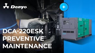 Preventive Maintenance Series  Denyo DCA220ESK Generator [upl. by Immij682]