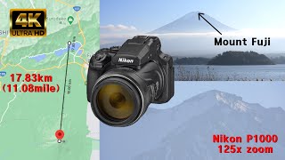 4K Nikon Coolpix P1000 Zoom test Mount Fuji in Japan shorts [upl. by Enrico8]