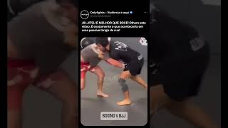 Jiu Jitsu vs Boxe Quem Ganha Qual o Melhor Diferença entre as Artes Marciais boxing jiujiteiro [upl. by Attenaj]